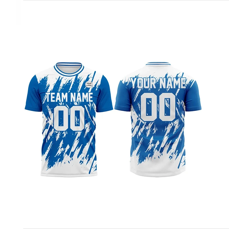 EU Size Sports Jersey Custom T-shirt Front And Back Team School Uniform NameNumber For Men's Personalized Football Gym Tops Tees