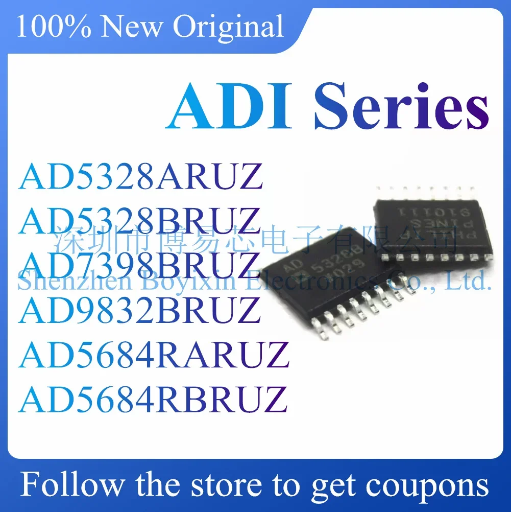 

NEW AD5328ARUZ AD5328BRUZ AD7398BRUZ AD9832BRUZ AD5684RARUZ AD5684RBRUZ Original Product