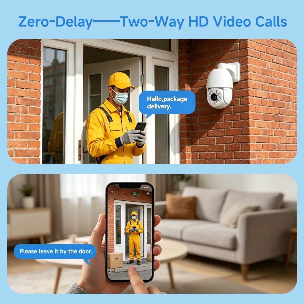 BFMore 4K Surveillance POE камера Outdoor 8MP/5MP 30X Zoom PTZ Security IP камера DC12V/48V Motion Detection  Color Night Vision