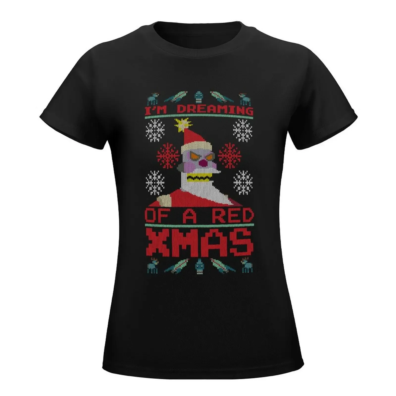 I'm Dreaming of a Red Xmas T-Shirt aesthetic clothes tops shirts graphic tees plain t shirts for Women