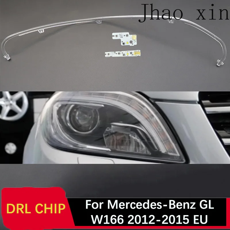 

Angel Eyes Circuit Board White Light Module Ballast for Mercedes-Benz GL166 2012-2015 EU Car Daytime Lights DRL Chip Guide Strip