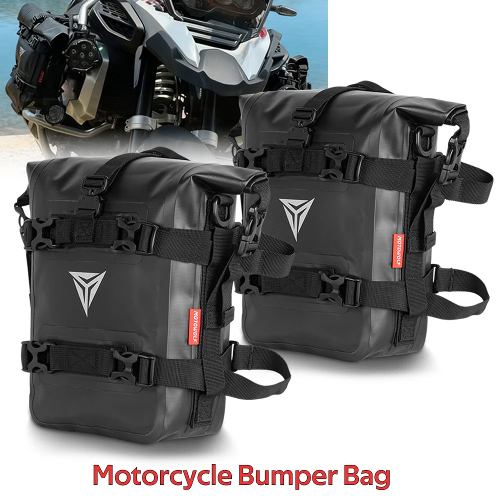 

Motorcycle Bumpers Bag Waterproof Motorcycle Side Frame Bag Outdoor Bag Crash Bar Bag Riding Tools Storage Bag Saddlebag