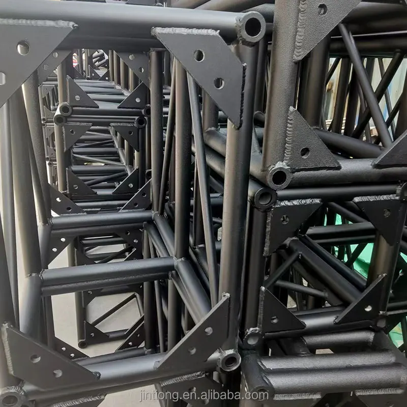 【Factory Price】TrussDisplay Square Double-Layer Steel/Aluminum Alloy Outdoor Truss With 100kg Load Capacity Black