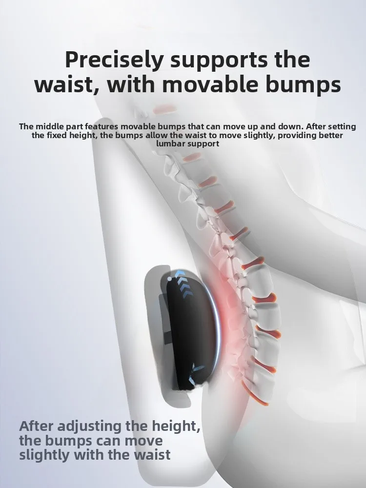 

Sanlead Car Ba Support Cuion Driver Belt Support Memory Foam Square ape PU Leather Universal Vehicle Use