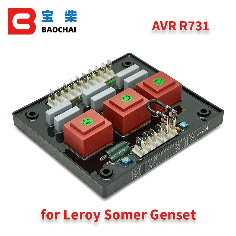 Generator Spare Parts R731 AVR Automatic Voltage Regulator Stabilizer for Leroy Somer Genset