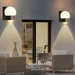 LED Wall Lamp Outdoor Waterproof IP66 Interior Wall Light 8W bedroom bedside lamp Porche Balcony Garden Lights Outdoor