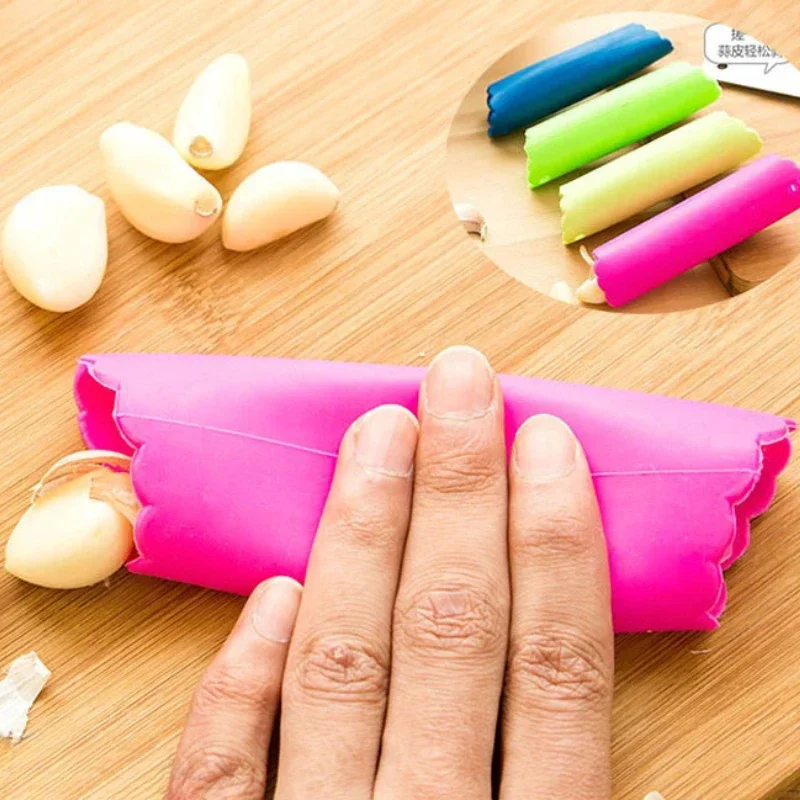

Silicone Garlic Peeler Garlics Press Useful Rolling Peel Helper Kitchen Cook Tool Garlic Stripper Barker Garlics Presses