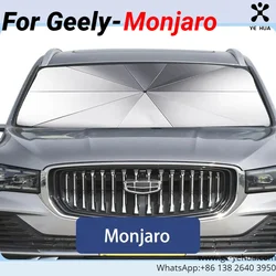 For GEELY Monjaro Manjaro 2022 2023 Geely Tugella Car Visors Protection To Block The Sun Interior Parts Automobiles Accessories