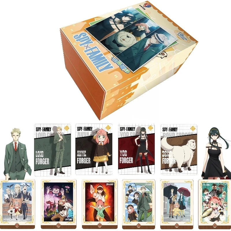 

Official Genuine SPY × FAMILY Series Anime Card Anya Loid Forger Peripheral Collection Toy Card Holiday Gift Original Box