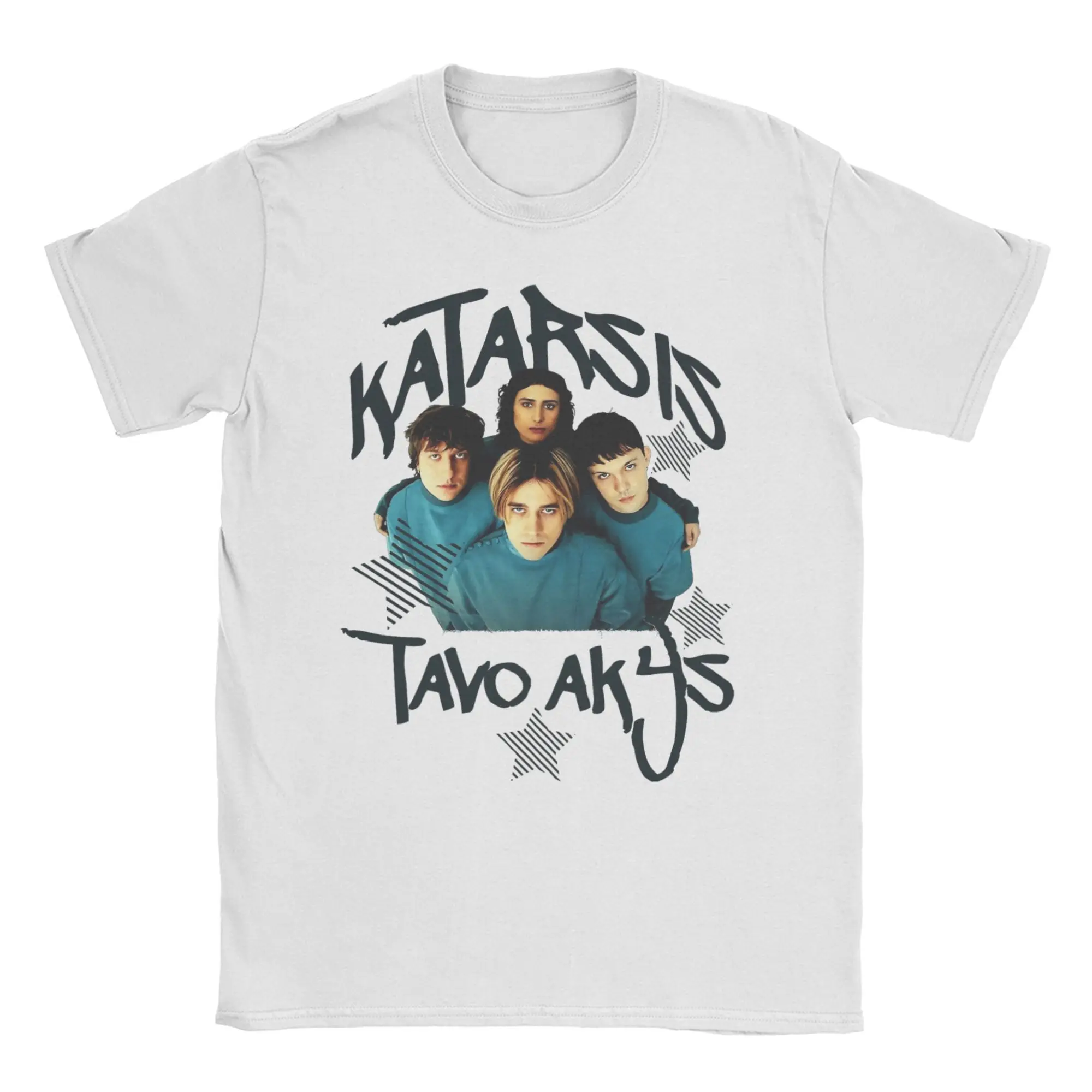 

Katarsis Tavo Akys T-Shirt Summer Eurovisions 2025 Popular T-Shirts Men's Cotton O-Neck Top Tees Short-Sleeved Funny Tshirt