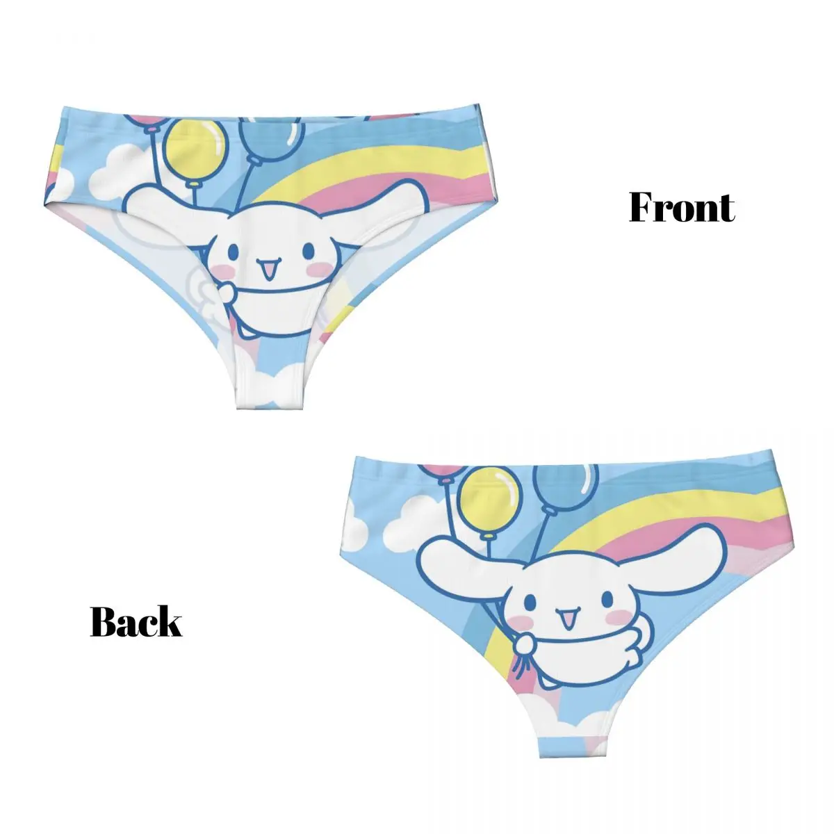 カスタムシナモロール可愛いブリーフパンツ レディース通気性アニメ漫画下着