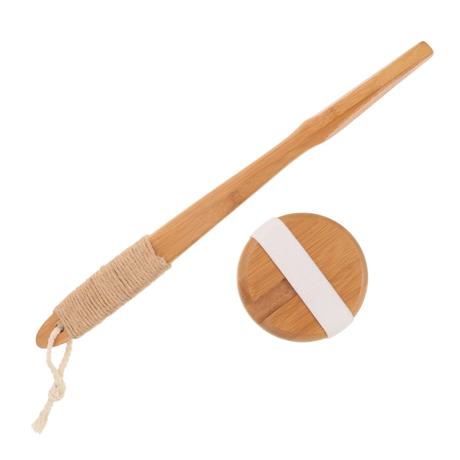 

Shower Brush Long Handle Bathing Body Scrubber Back Cleaning Brush Hanging Rope Durable Massage Back Scrubber for Elderly Women