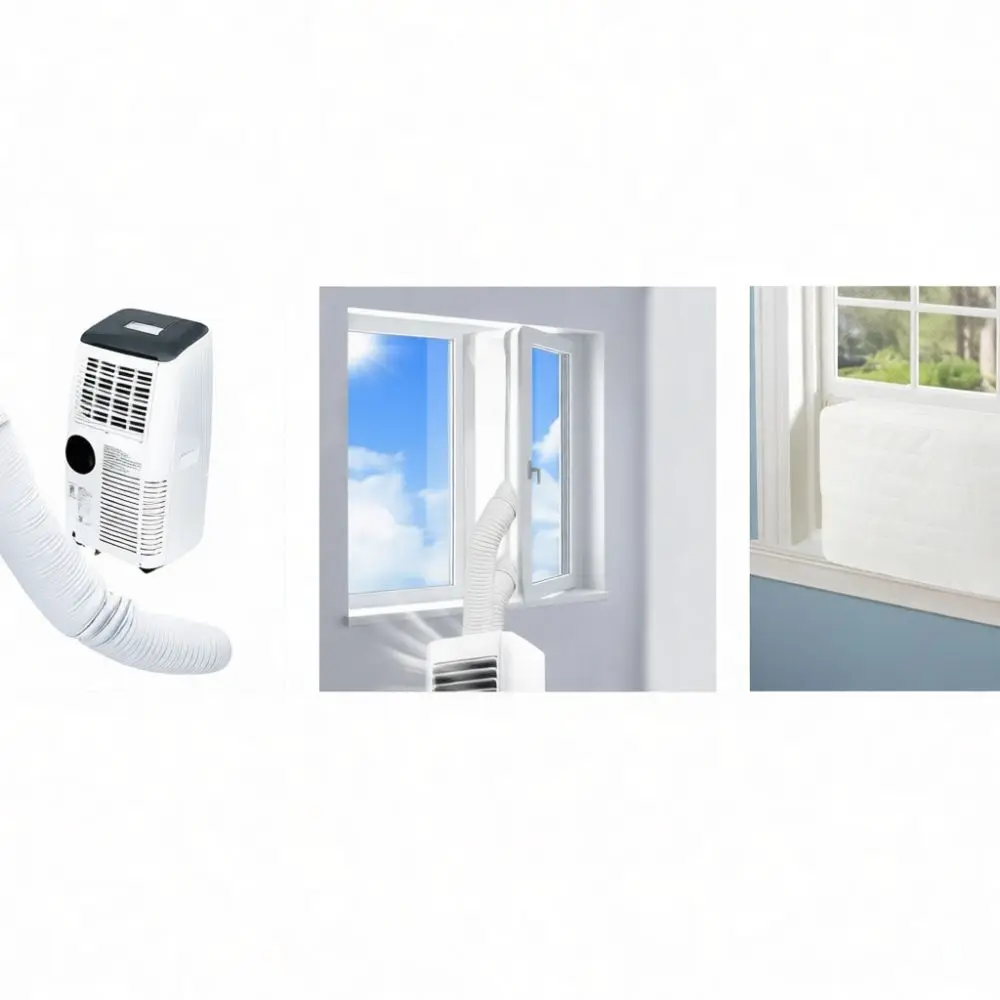 Universal Window Sealing Cloth For Mobile AC Units Exhaust Vent Hose Dust Insect Barrier Heat Insulation Accessory