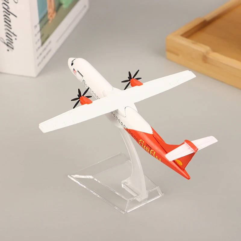 نموذج طائرة East Horse ATR-72، معدن دييكاست 16 سم، الخطوط الجوية الماليزية، مقياس 1/400، طائرة لعبة للأطفال