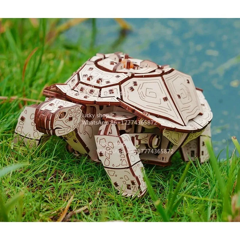 

Turtle Building Block Assembly Model Puzzle Toys Boys and Girls Give Gifts Tide Play Cute Pet Machinery DIY