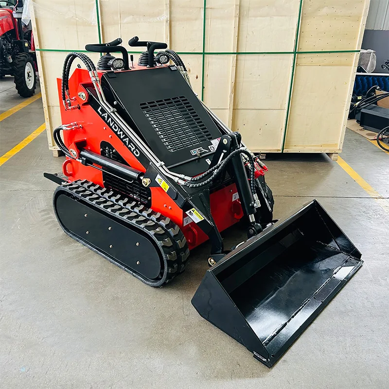 

European Agricultural Small Track Loaders Wholesale High Quality Home Use Mini Steer Loader 4WD Skid Steer Loader EPA Customized