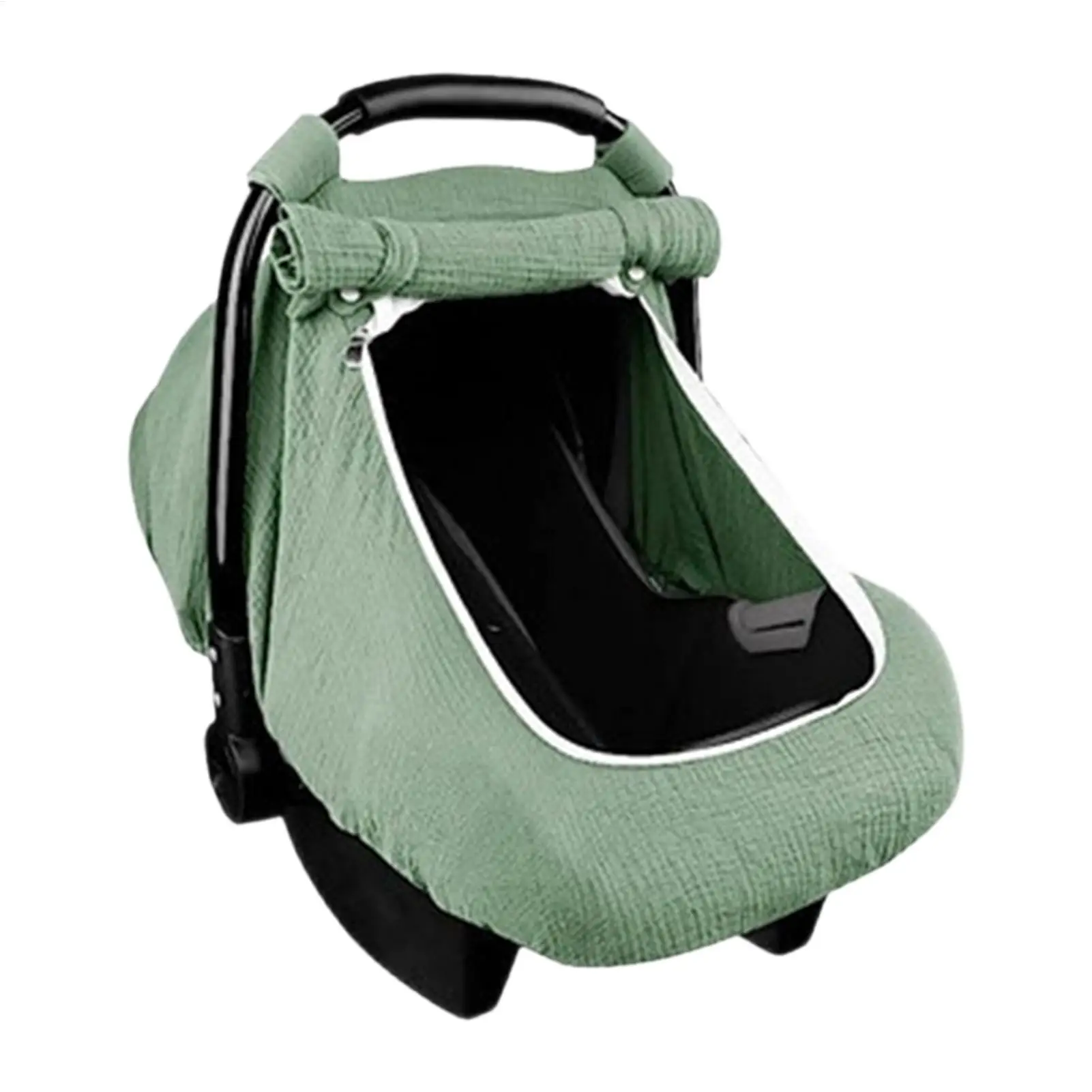 Breathable Car Seat Cover Cotton Lightweight Windproof Mesh Window Stroller Sun Shade Protector For Strollers Cribs Vehicle