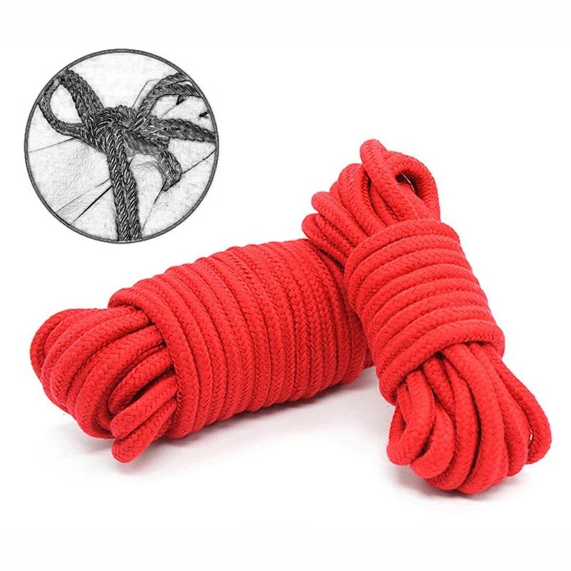 Silk Bound Cotton Rope Couple Sexy Game Bdsm Slave Body Bound Role-Playing Shibari Fetishism Flirting Pornographic Products