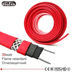 DXW-P-H-14 1/2/3/5/10/15/20/30/50/100m 35W/M reinforced 220V flame retardant heating cable 14mm automatic water temperature