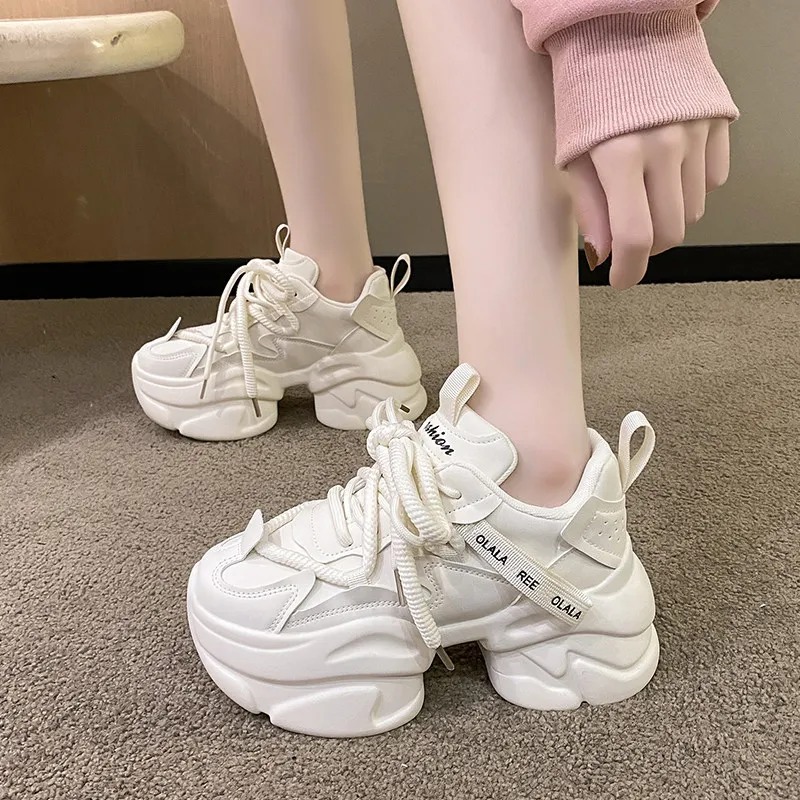 

Кроссовки Sweet Girl Dad Shoes 2026: Новые универсальные спортивные кроссовки на толстой подошве с бархатной подкладкой для тепла и увеличения роста