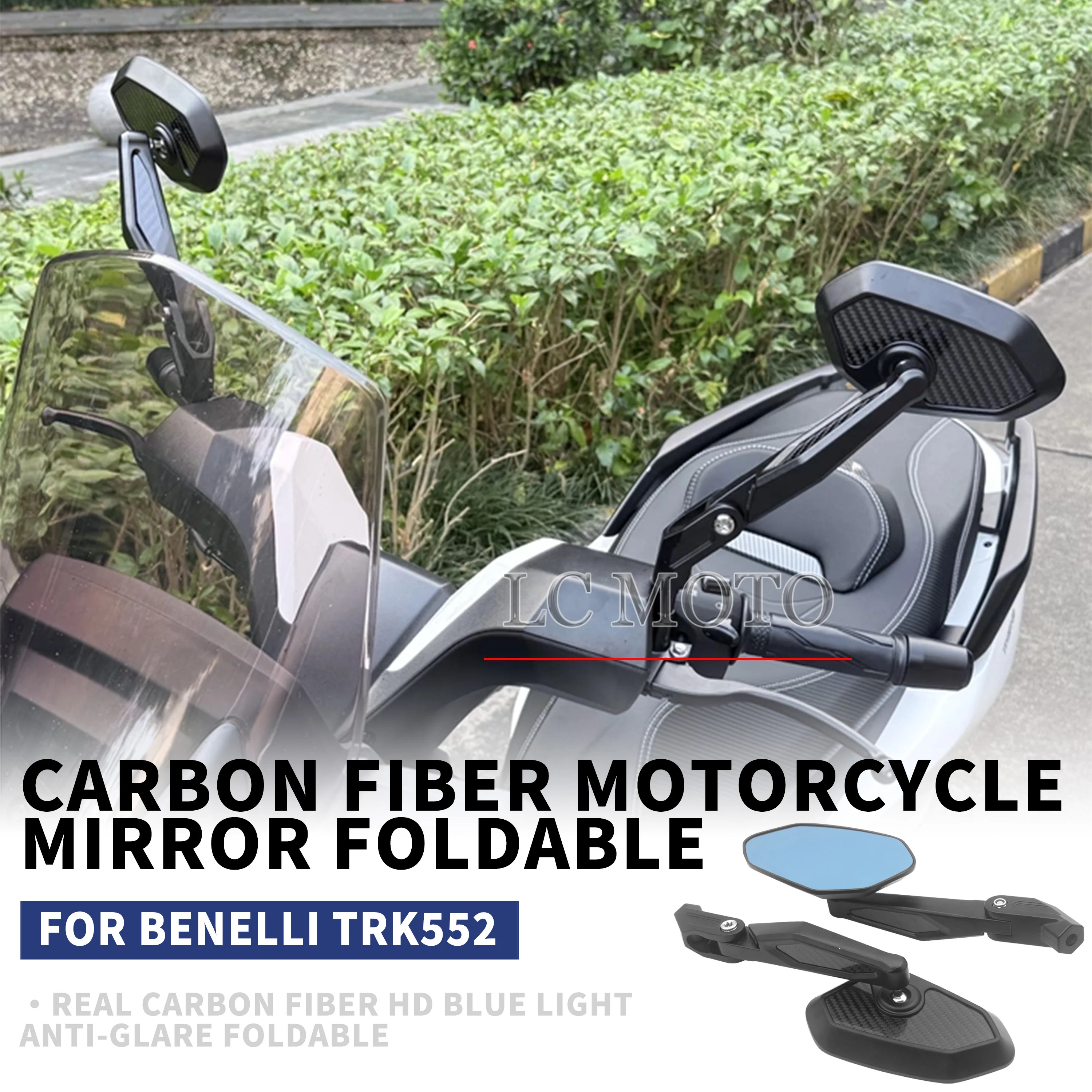 for-qjmotor-benelli-trk552-motorcycle-modification-carbon-fiber-foldable-rearview-mirror-anti-fog-high-definition-blue-light