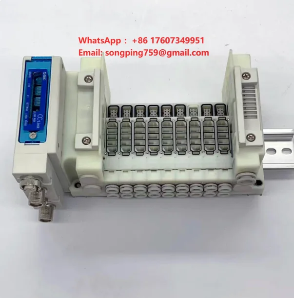 Original for Pneumatic Solenoid Valve Island SS5Y5-10SFAN-06BS-C8-NA Aluminum Alloy Manifold Base Plate Industrial Automated