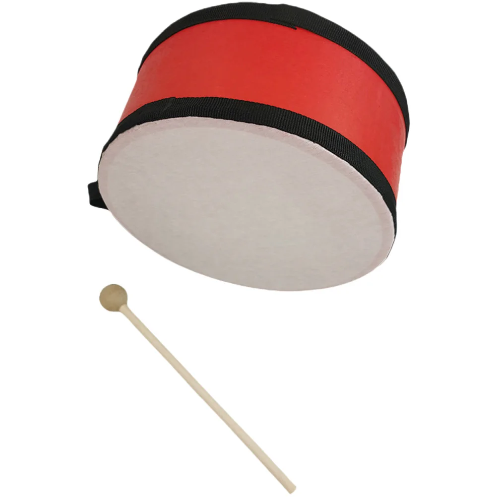 

Creative Kids Hand Percussion Instrument Educational Wooden With Stick Lightweight Easy-Grasp Design Preschool Musical