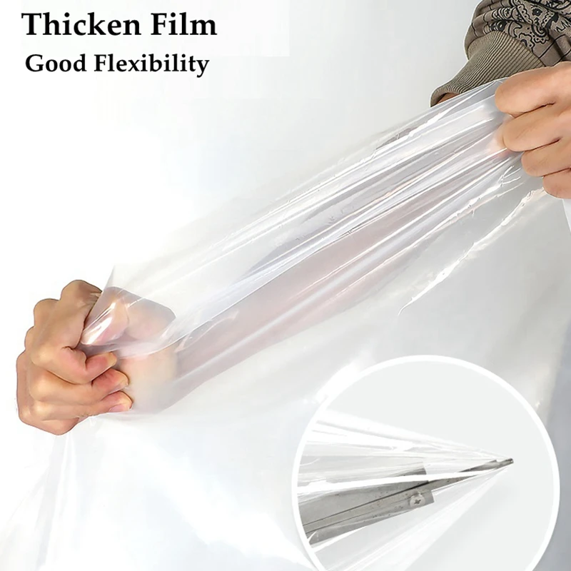 PVC Transparent Rainproof Plastic Cloth Curtains Thickened Balcony Windproof God Warm Shed Partition Tarpaulin