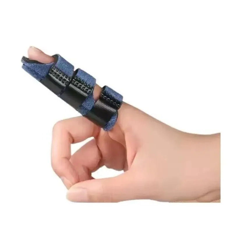 Breathable Finger Splint Brace Support for Finger End Fracture Tendon Injury Sprain Kids Student Finger Protector Sleeve 5pcs