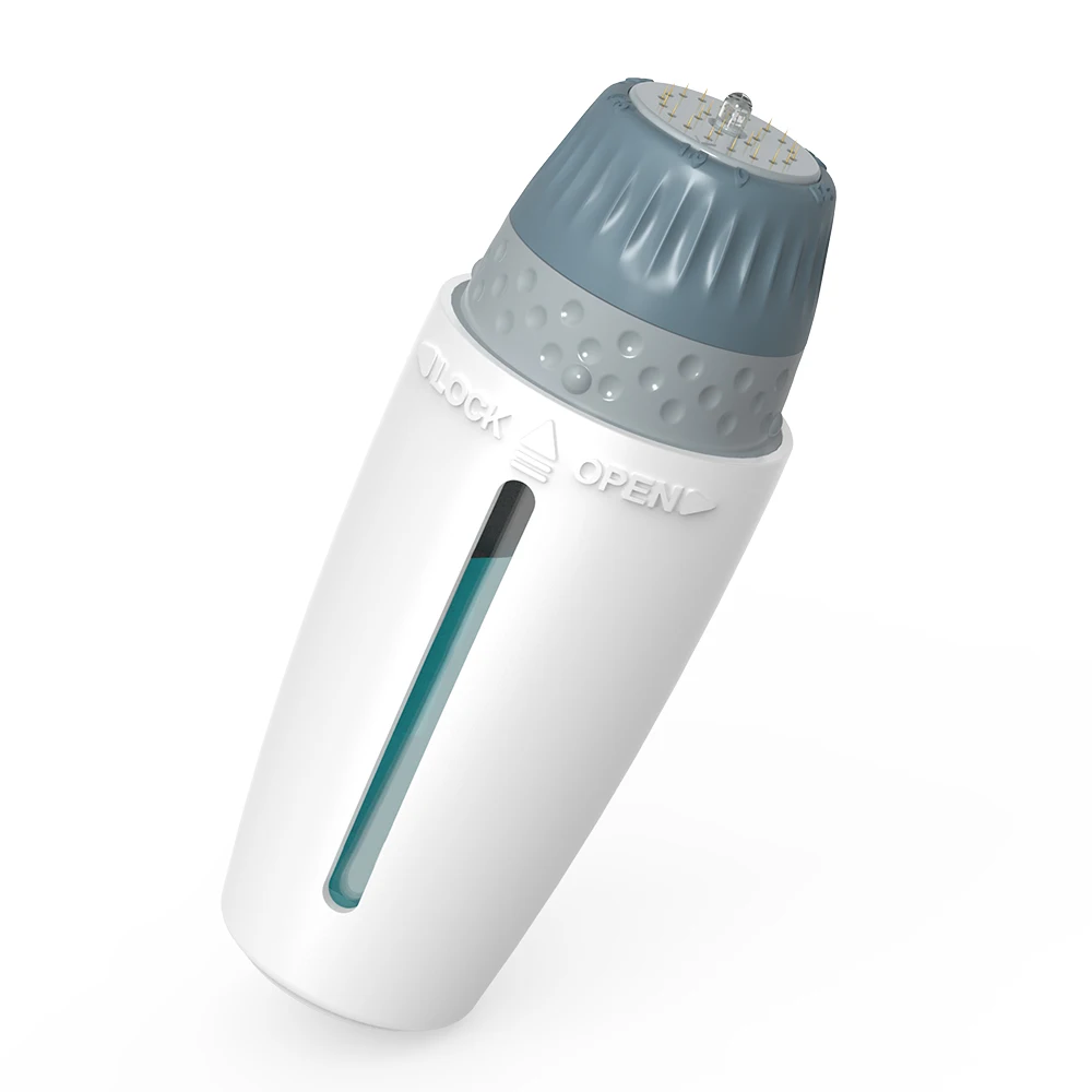 Professioneller Derma Stamp mit verstellbarer 0,2mm Dermastamp-Nadel für Microneedling – Schönheitspflege für Gesicht, Kopfhaut, Haare & Bart – Make-up-Tool – Detail 10