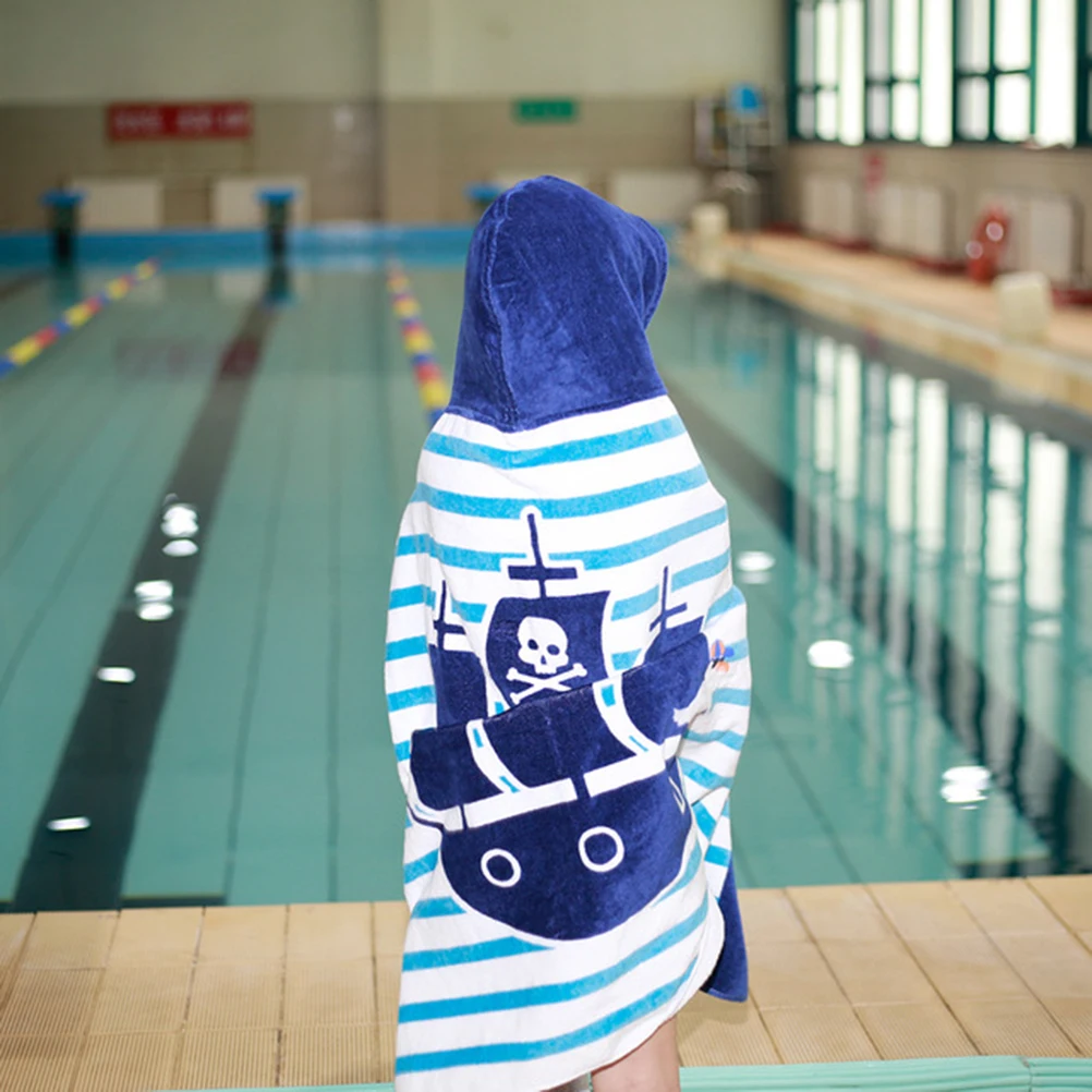 

Children Bath Towel Cloak Microfiber Beach Towels Kids Boys Printing Robe Large Size Soft Water Absorbent Cartoon
