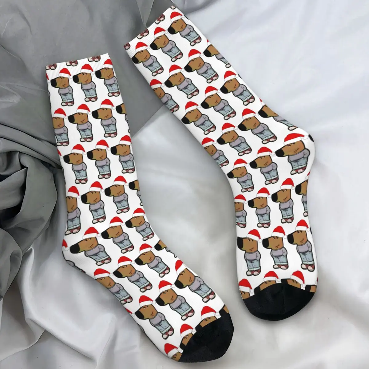 My New Character Is A Chill Guy Meme Funny Chill Guy Meme Socks Autumn Stockings Unisex Men Socks Climbing Anti-Slip Socks