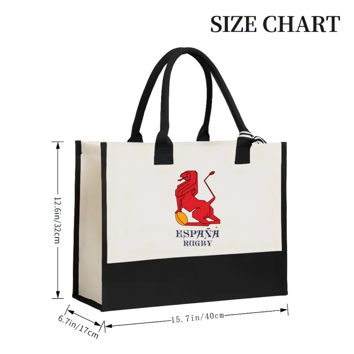 إسبانيا إسبانيا فريق اتحاد الرجبي الوطني 2026 وصول جديد موضة عملية واسعة قابلة لإعادة الاستخدام حمل حقيبة نمط طباعة 2 لهجة الثقيلة D