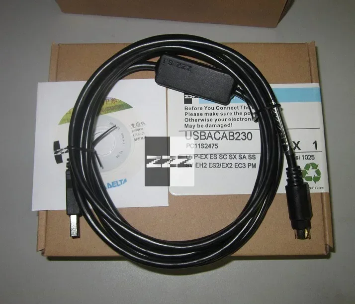 

Zzzsi PLC programming cable USBACAB230 USB-DVP USB-ACAB230. Sending documents