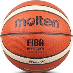 Match Training Basketball PU Material Official High Quality Standard Size 7/6/5 Men Women Team Basketball