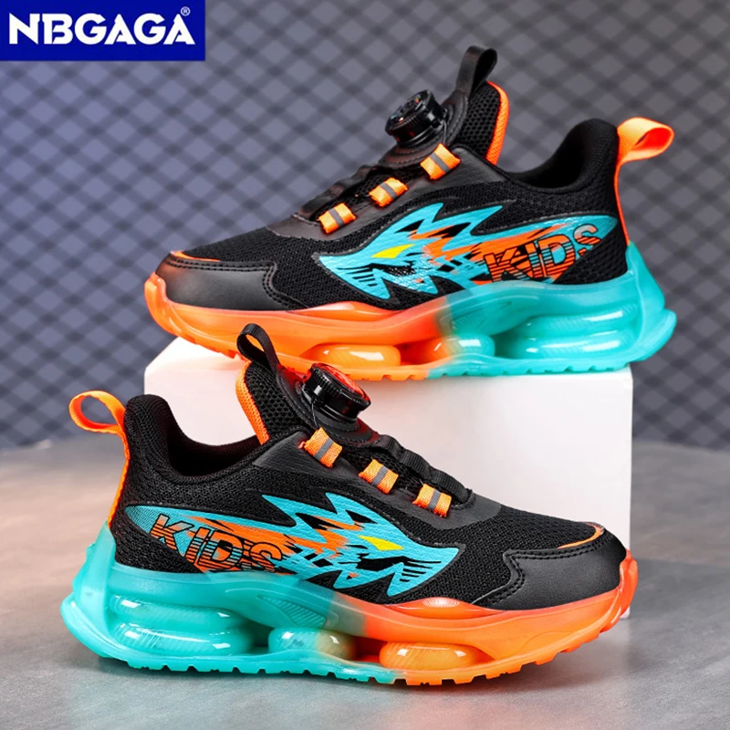 

Summer Breathable Mesh Kids Sneakers Anti-Slip Boys School Sports Shoes Lightweight Fashion Trainer for Children Running