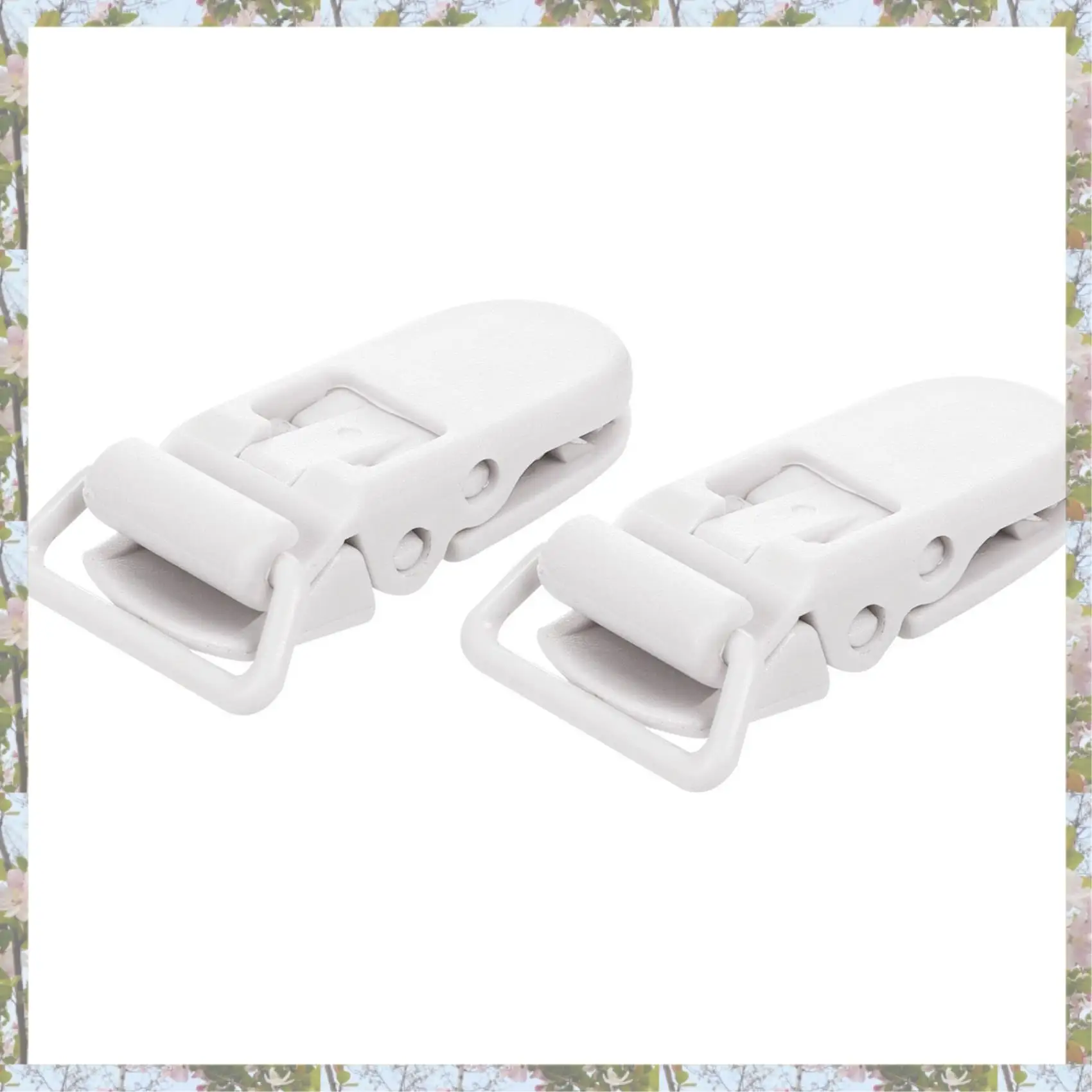 

Eco-Friendly-20Pcs Baby Kids T-Shape Plastic Pacifier Clips Soother Dummy Style Badge Holder White
