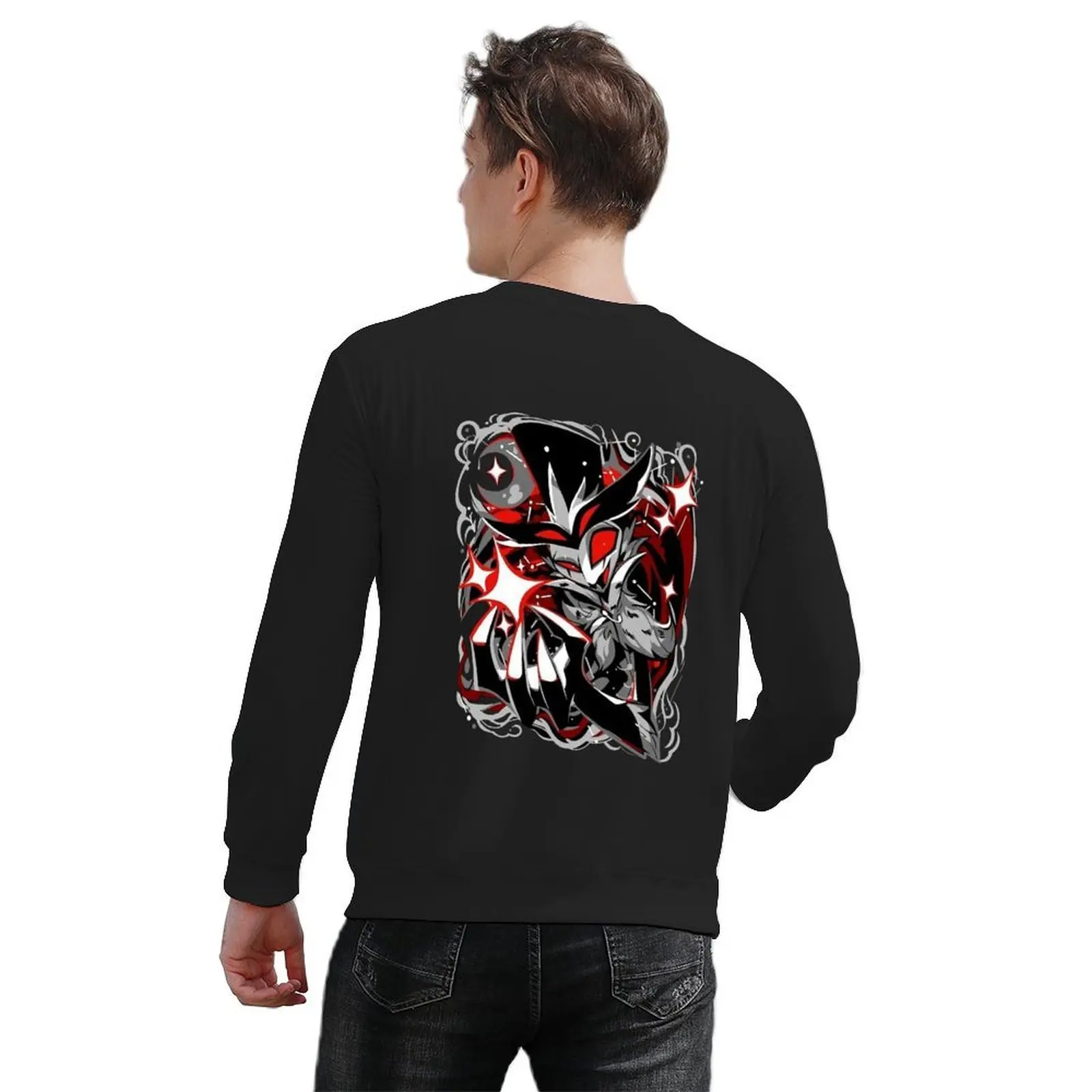 Helluva Boss - Stolas Pullover معطف رجالي ملابس رجالي ملابس أنيمي ملابس رجالي بلوزات