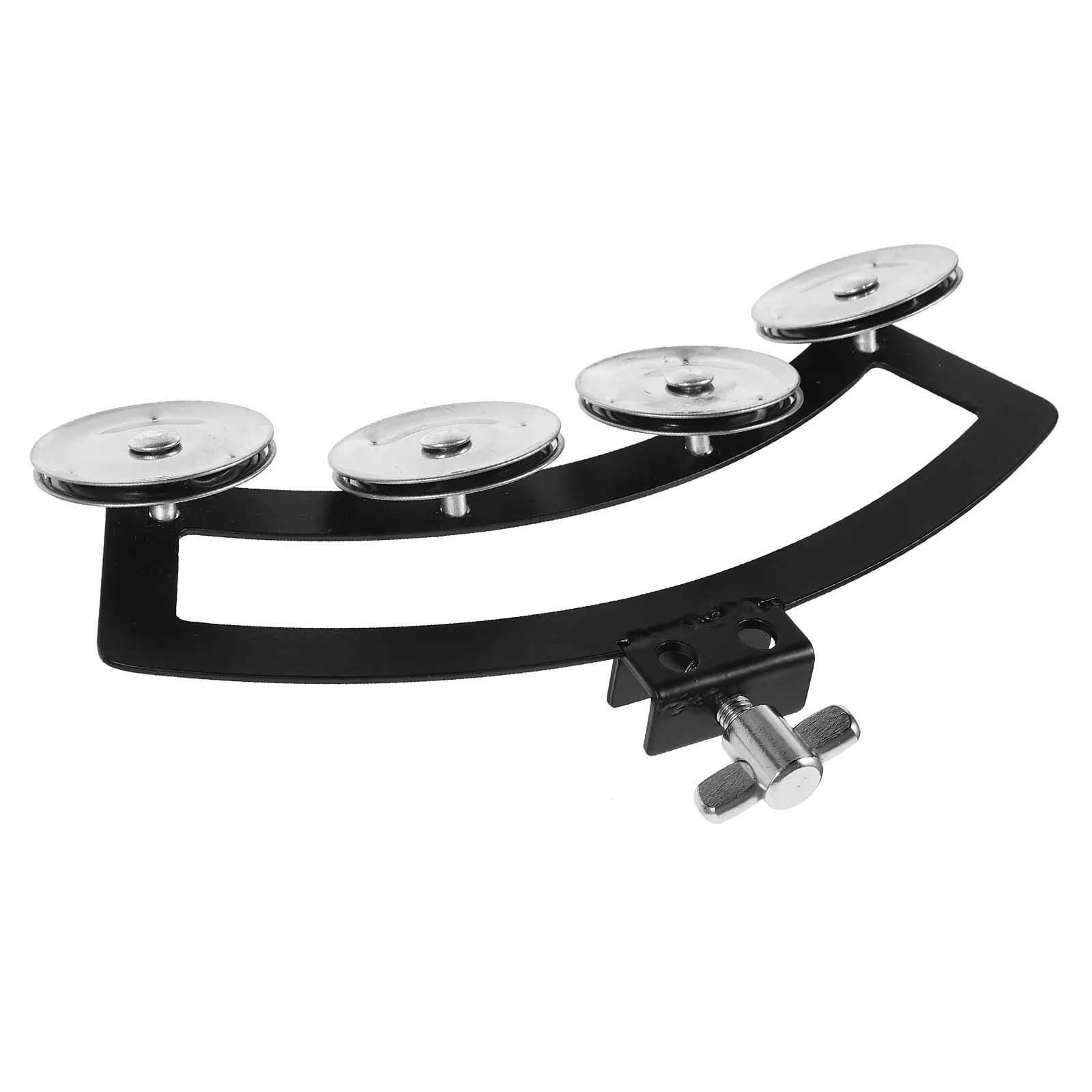 

Aluminum Alloy ABS Drum Tambourine Bell with Smooth Edges Rust-Resistant Sturdy Long-Lasting Musical Instrument for Beginners