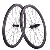 CSC EU Stock No Tax Disc Brake Carbon Wheelset 700C UCI Quality Road Bike Wheelset Center Lock Hub Cycling Gravel Carbon Wheels