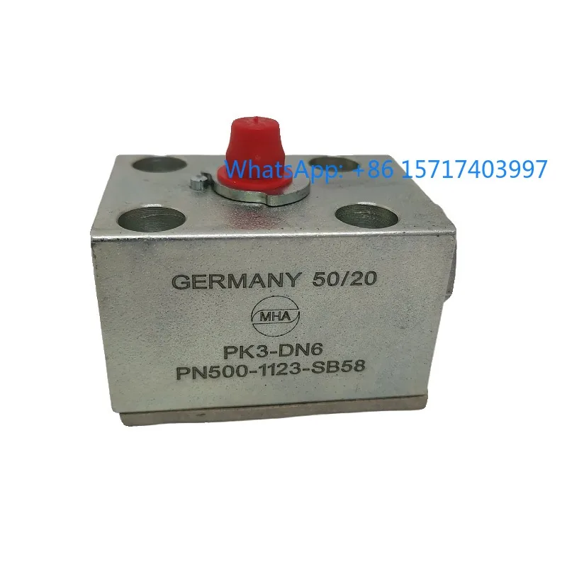 German MHA plate high-pressure ball valve PKH-DN10-PN500 1123 1121 1128 valve