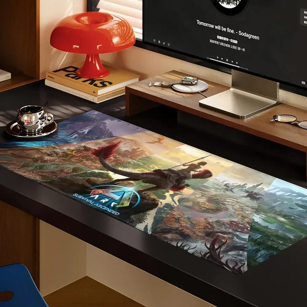Ark Game Survival Ascended Mouse Pad MouseMat XXL ملحقات الكمبيوتر لوحة المفاتيح الكبيرة طاولة الكمبيوتر المحمول الوسادة المنتج الجديد #6