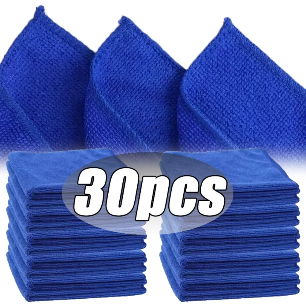 

Microfiber Thin Car Cleaning Towel Soft Drying Cloth Absorbent Wipes General Purpose Auto Household Clean Towels Rags Cars Parts