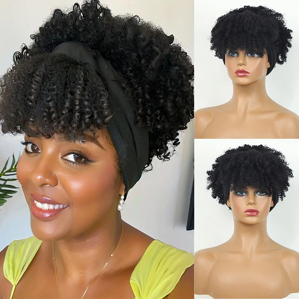 

Черный синтетический парик Маленькие вьющиеся волосы, короткий вьющийся парик с капюшоном для женщин Косплей Высокотемпературный синтетический парик для женщин Повседневная одежда