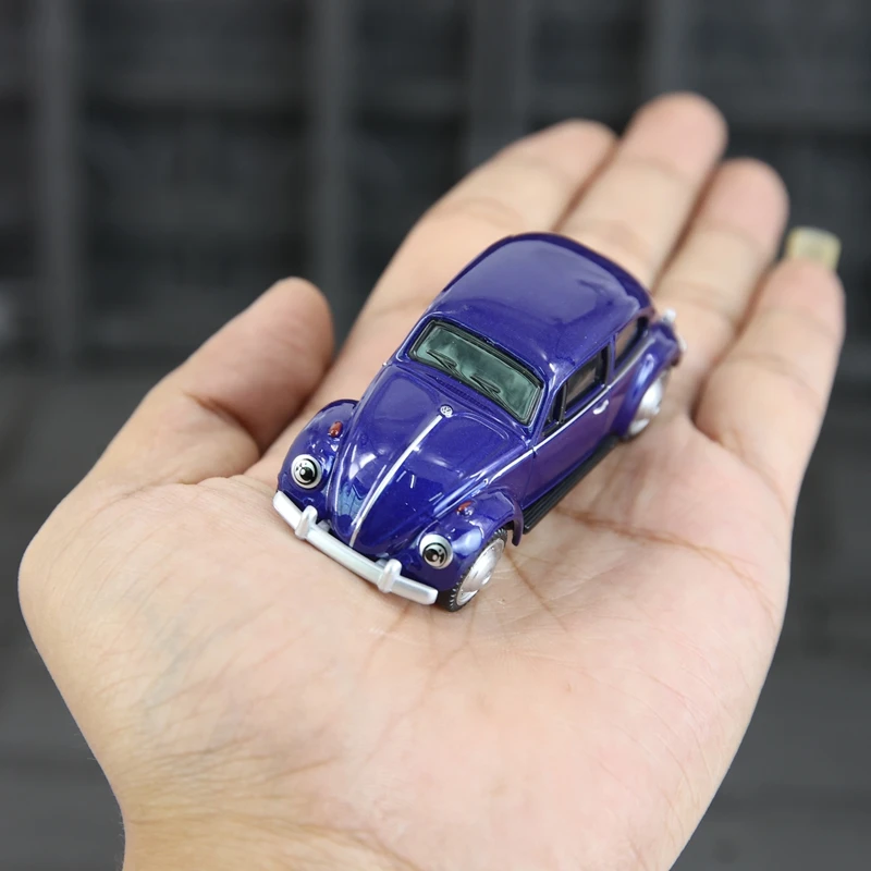 CCA 1:54 vintage Volkswagen classic beetle alloy car model ornaments collection miniature mini car for children's birthday gifts