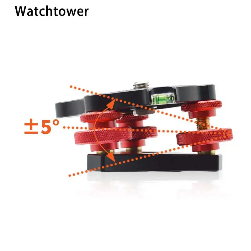 삼각대 빠른 레벨링 베이스, 퀵 릴리스 조정 패닝 어댑터 플레이트, 스피릿 버블 밸런스, DSLR 카메라 볼 헤드용