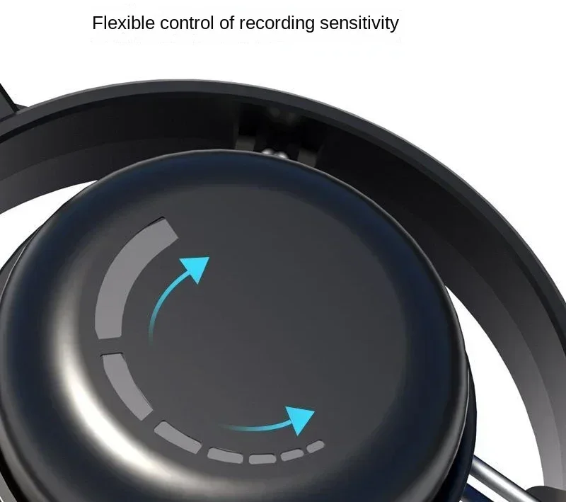 Headphone Output and Touch-Mute Button RGB Hypercardioid Microphone USB Microphone for Recording and Streaming on PC and Mac