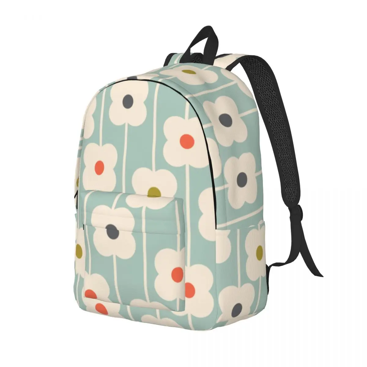 Custom Orla Kiely Multi Stem Canvas Backpacks Men Women Fashion Bookbag for College School Scandinavian Mid Century Modern Bags