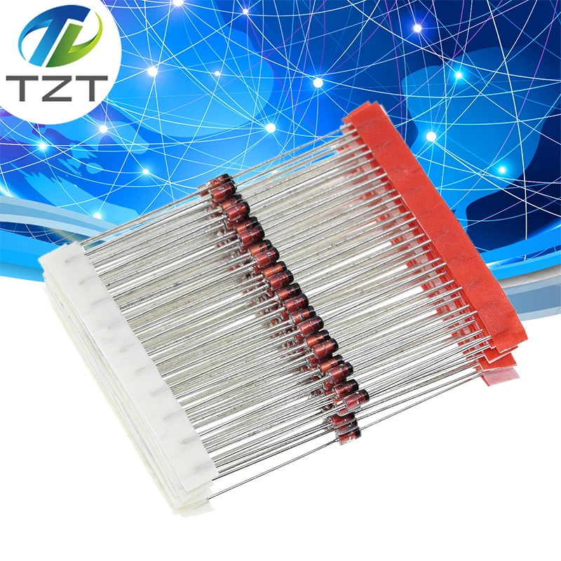 TZT 140PCS 14values*10pcs=140pcs 1W Zener diode kit DO-41 3.3V-30V component diy kit