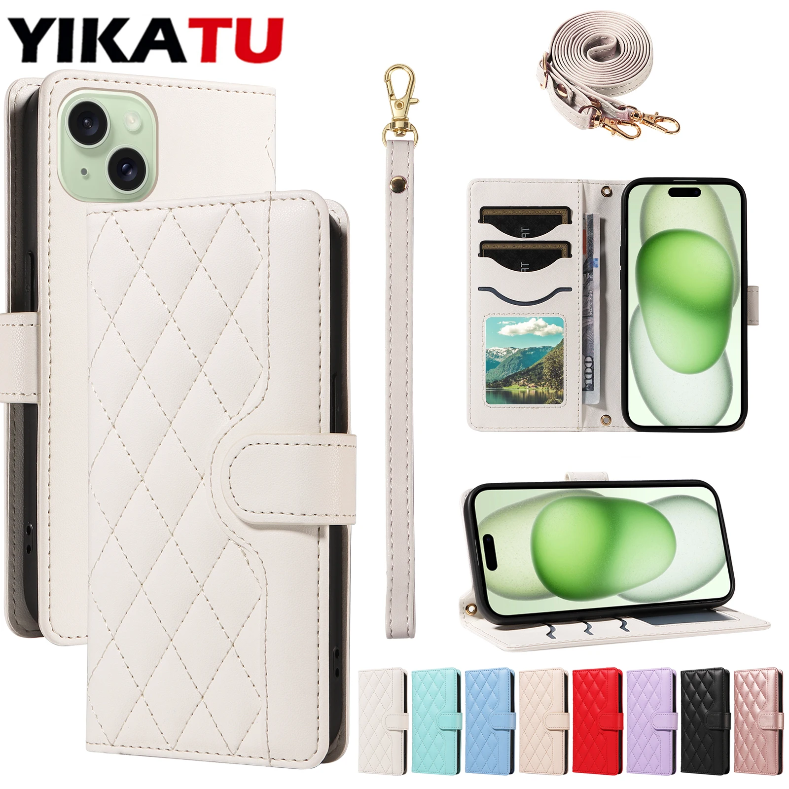 

Magnetic Wallet Leather Case For iPhone 6 7 8 SE2 SE3 11 12 13 mini 14 Plus 15 16E 16 17 Pro Max Card Slot Coque Phone Cover
